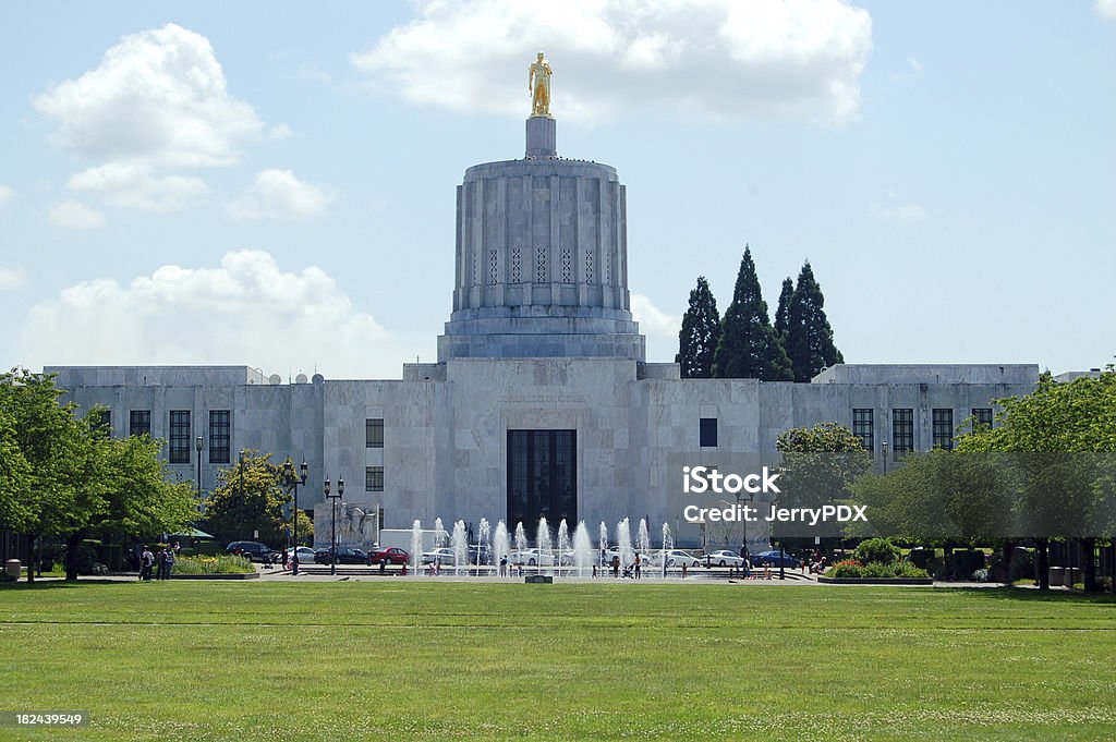 Capitol Building - Lizenzfrei Oregon - US-Bundesstaat Stock-Foto