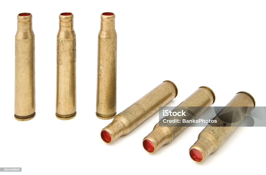 Rifle conchas em branco - Foto de stock de Bala - Munição royalty-free