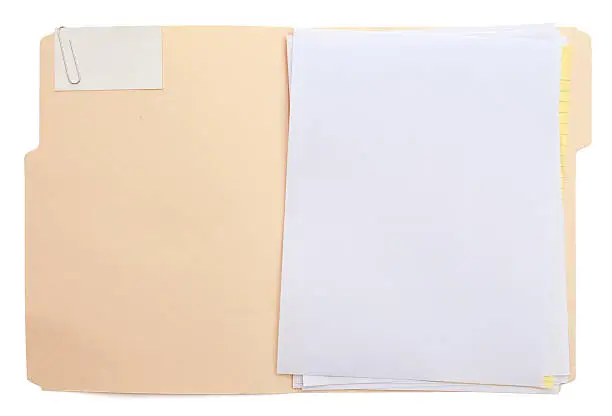 A folder with papers. Similar Images: