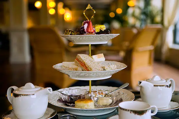 Photo of traditional afternoon tea