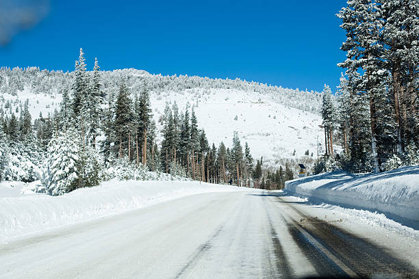istock Driving in a Winter Wonder Land 182441142