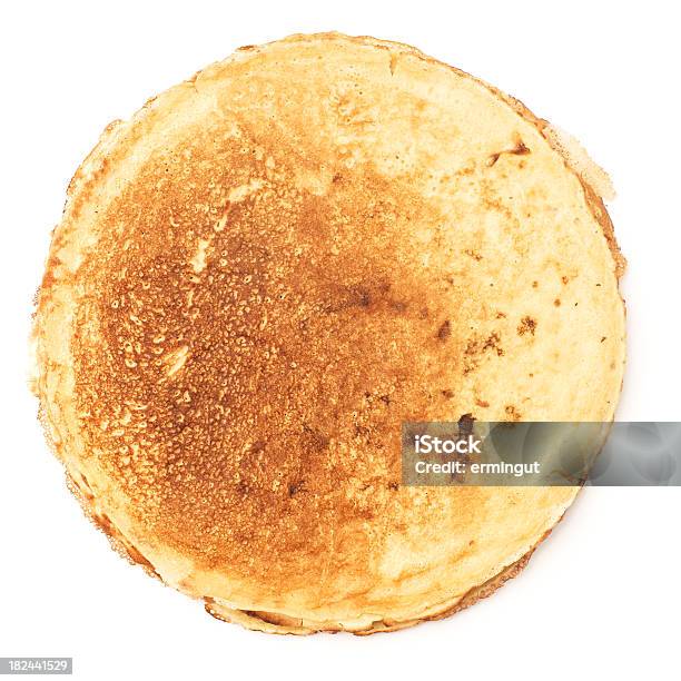 Pancakes From Above Stock Photo - Download Image Now - Pancake, Crêpe - Pancake, High Angle View