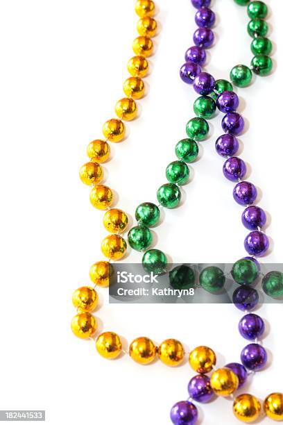 Mardi Gras Beads Mardi Gras에 대한 스톡 사진 및 기타 이미지 - Mardi Gras, 목걸이, 컷아웃