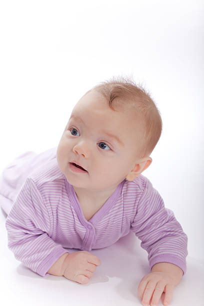 istock Baby in a purple jumper 182441584