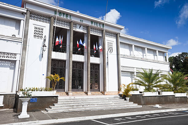 istock City Hall in Guadeloupe 182441729