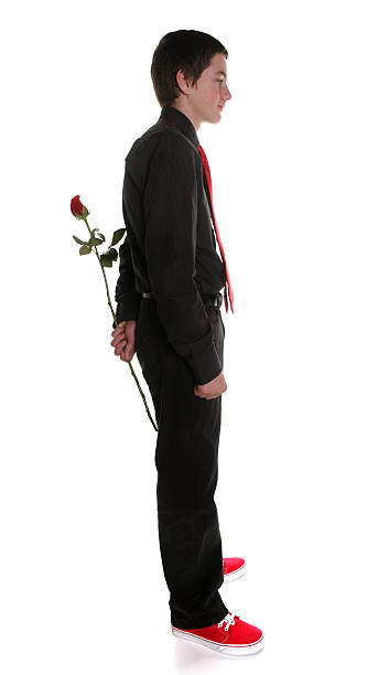 istock Teen Boy Hdng Rose 182441766