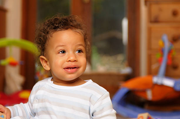 istock Portrait of a 7 months during playtime 182441928