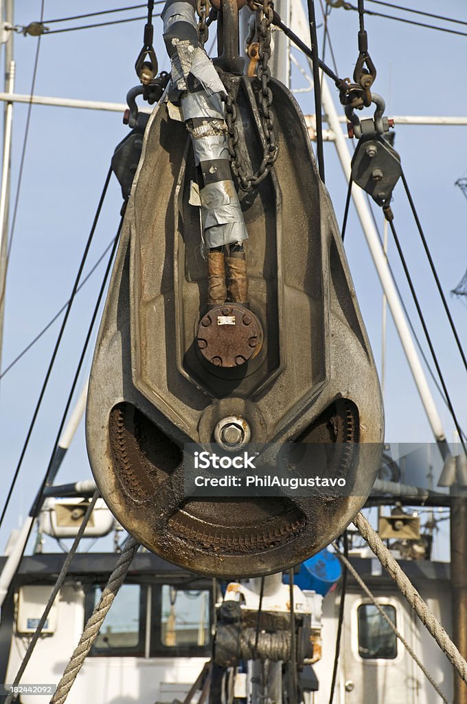 Power block auf Fischerboot - Lizenzfrei Ausrüstung und Geräte Stock-Foto