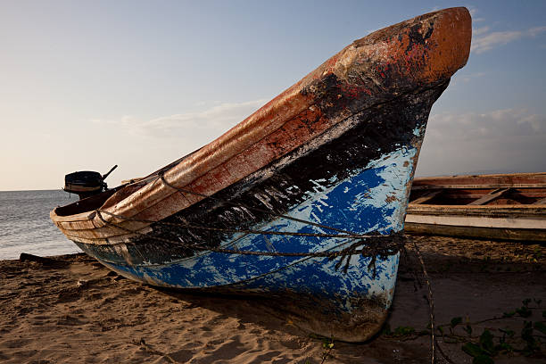 istock Fishing Boat on the Beach 182442275