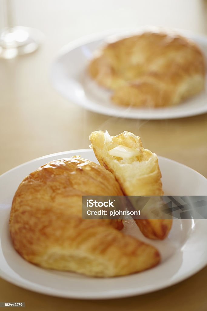 Croissant - Lizenzfrei Backen Stock-Foto