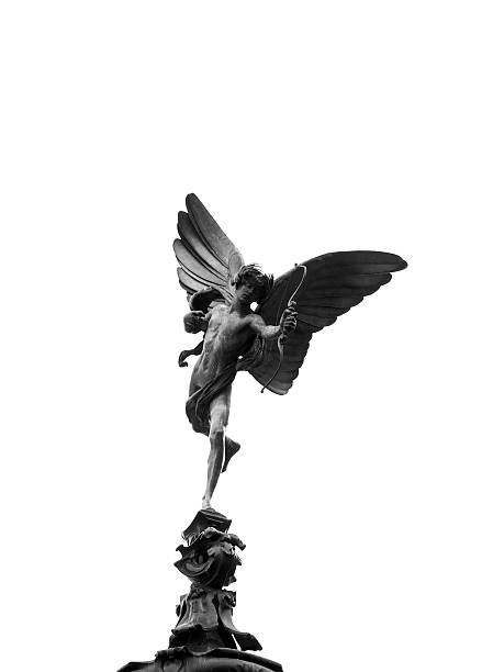 Bas-relief of angel playing music in the Basilica in Gdansk, Poland