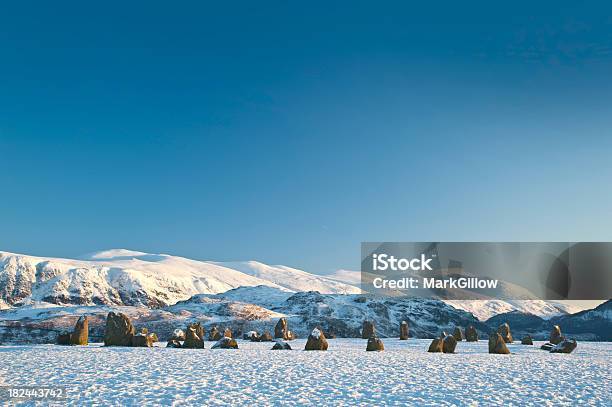 Castlerigg Stone Circle A Winter Scene Stock Photo - Download Image Now - Ancient, Ancient Civilization, Archaeology