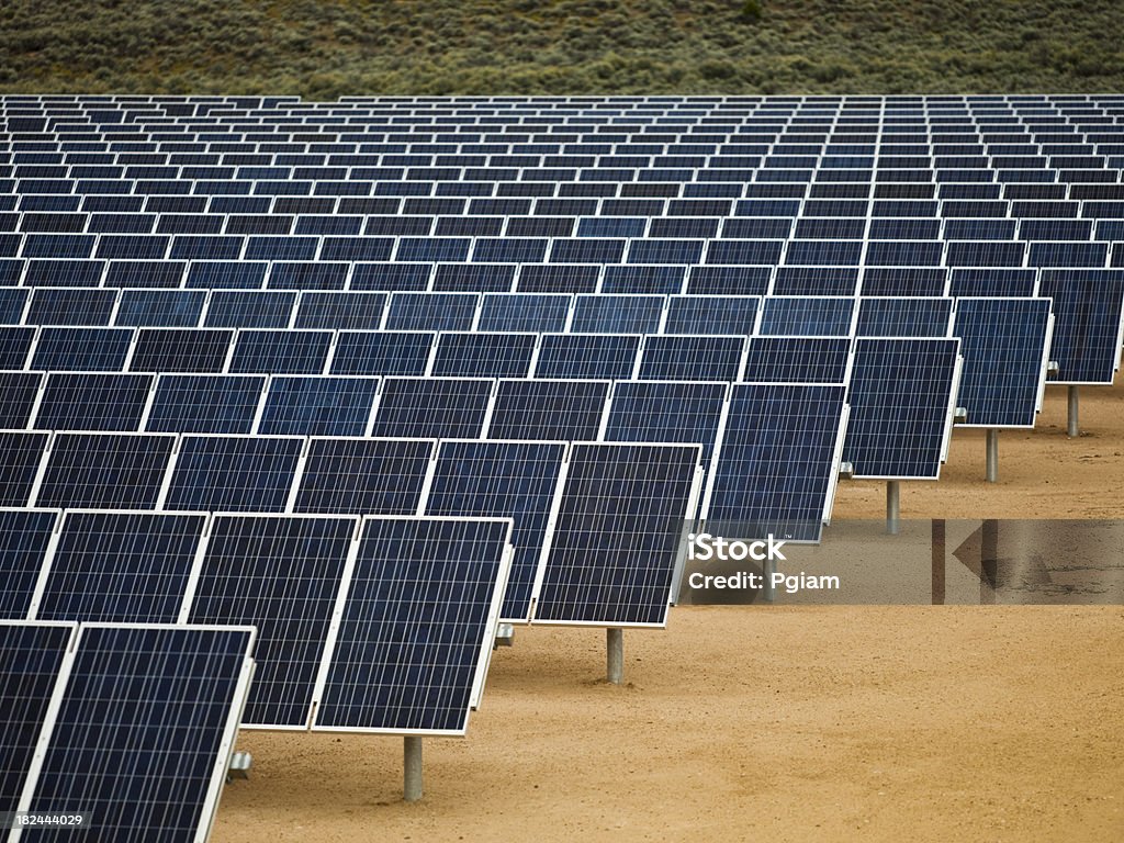 Painéis solares farm - Royalty-free Novo México Foto de stock