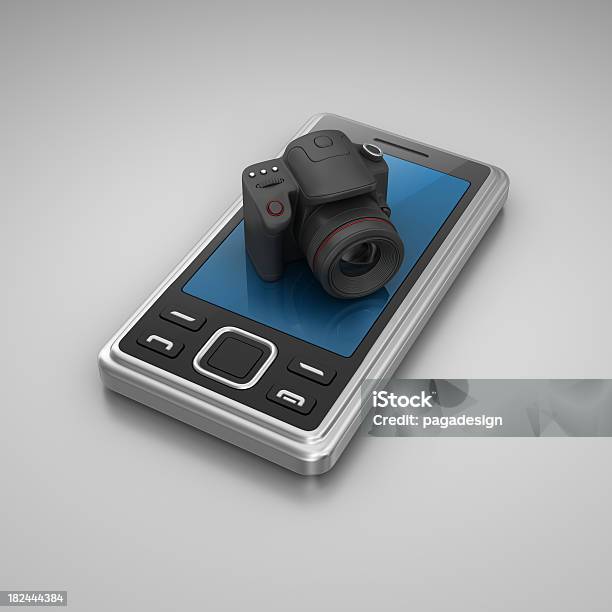 Mobile Photograpy Stock Photo - Download Image Now - Black Color, Blue, Camera - Photographic Equipment
