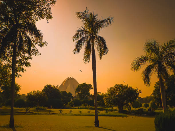 Lotus Temple is located in Delhi, India. It is a Bahá’í House of Worship and it is built in December 1986. It is famous for its Lotus-like structure. It is one of the most touristic places in Delhi.