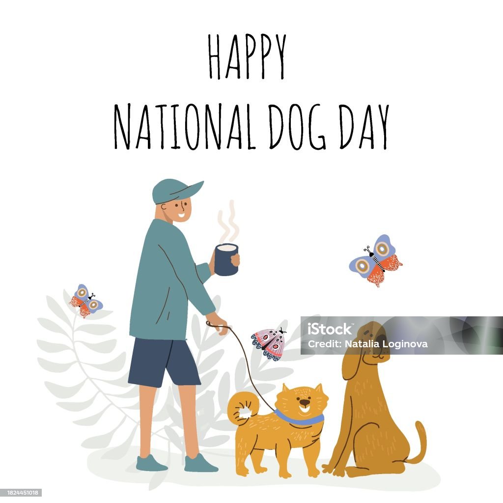 International Dog Day Celebration International Dog Day Background