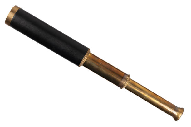 istock Vintage spyglass telescope 1824454237
