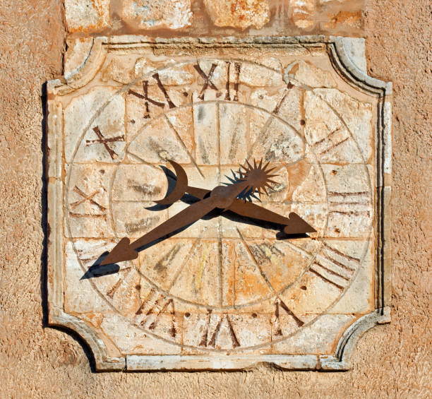 istock Church clock of Roussillon 182446012
