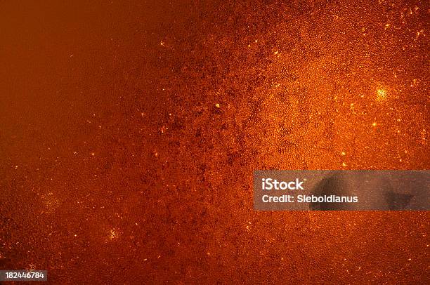 Ice On Frozen Window At Night Background Image Stock Photo - Download Image Now - Abstract, Architecture, Backgrounds