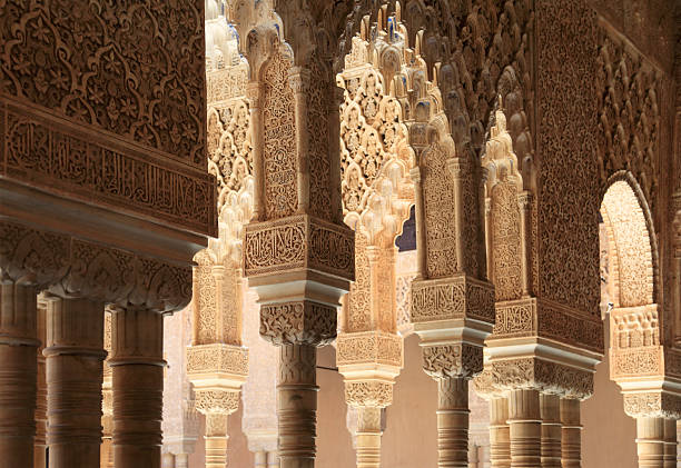 istock Pillar details from The Alhambra Palace in Granada 182447437