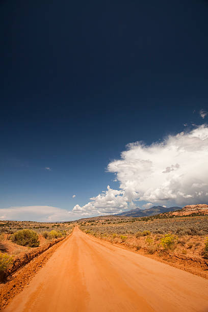 istock Lonely dirt road at noon 182447473