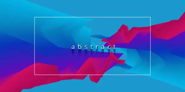 Vector illustration of Abstract background with dynamic effect.