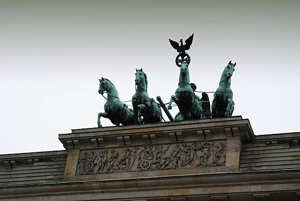 istock Brandenburg Gate, Quadriga Statue, Berlin 182454425