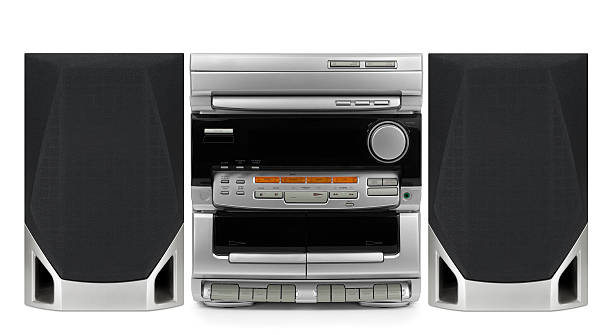 impianto stereo - cd player foto e immagini stock