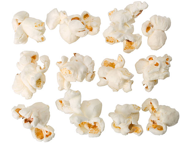 pop corn - isolated objects foto e immagini stock