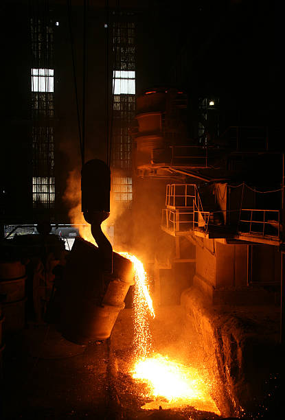 제강 industry) - siderurgy 뉴스 사진 이미지