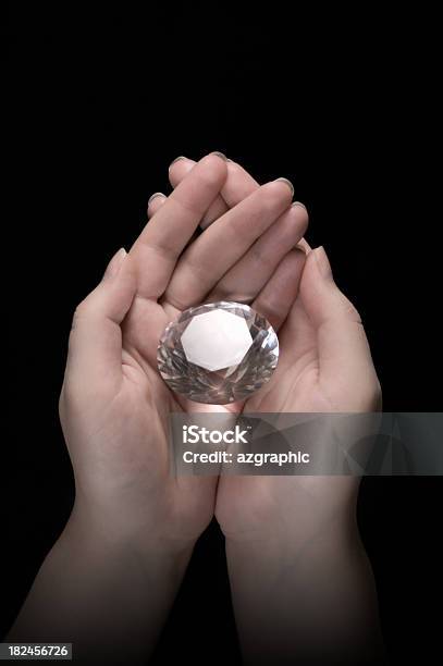 Diamond In The Hands Stock Photo - Download Image Now - Diamonds - Playing Card, Diamond - Gemstone, Large