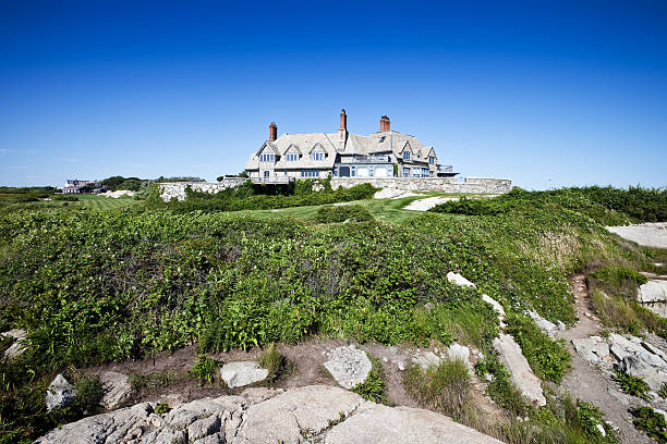 Corolla, North Carolina, USA - November 8, 2011: Whalehead Club Historic House Museum near Corolla, North Carolina