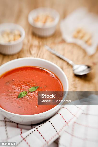 토마토 수프 0명에 대한 스톡 사진 및 기타 이미지 - 0명, 건강한 식생활, 고명