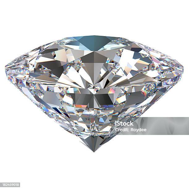 Foto de White Diamond Glória e mais fotos de stock de Diamante - Pedra preciosa - Diamante - Pedra preciosa, Forma de Diamante, Fundo Branco