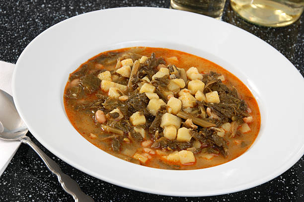 Caldo Gallego - foto stock