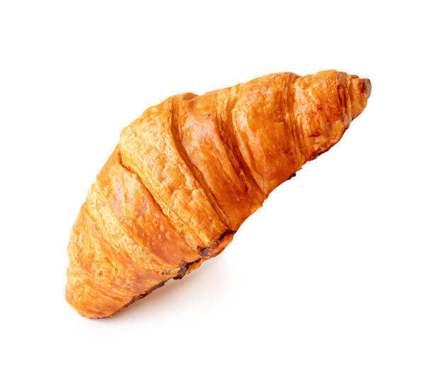 istock Delicious croissant isolated on white background with clipping path 1824594684