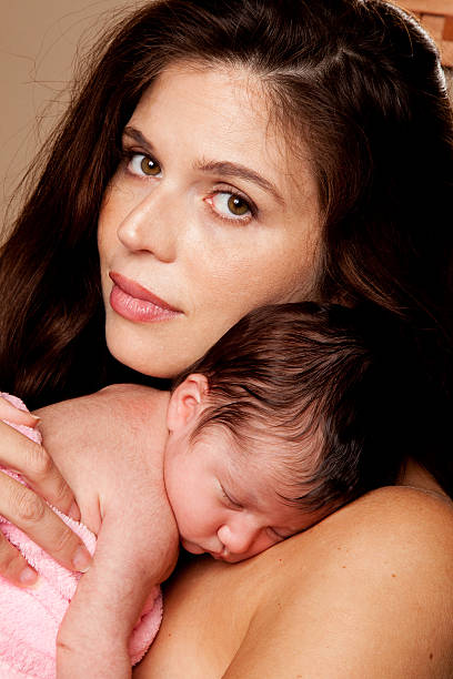 istock Mother and newborn 182459483