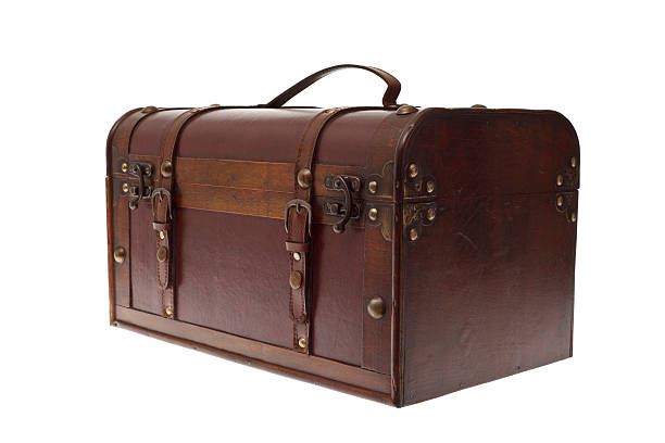 istock Vintage luggage trunk 182459860