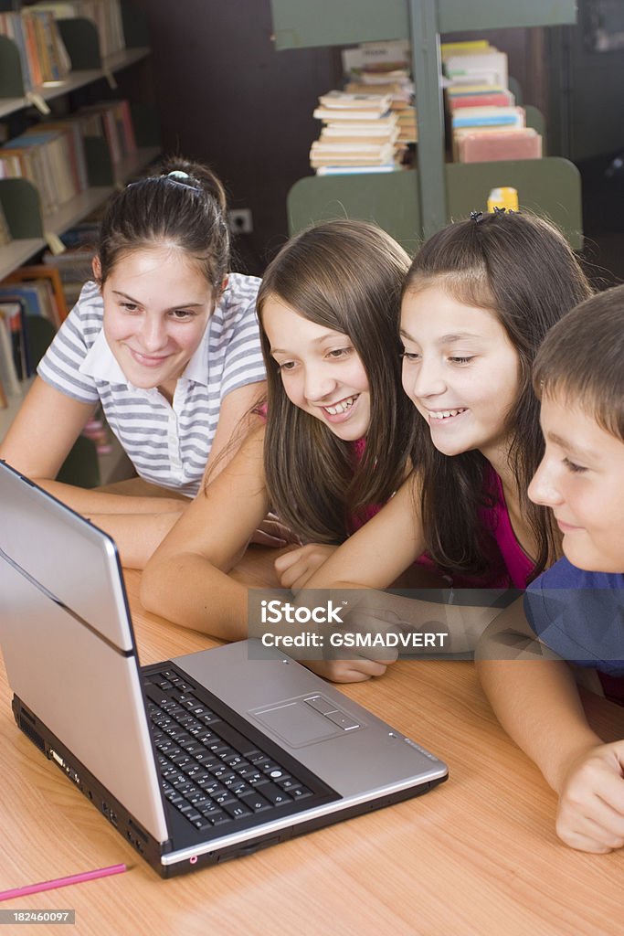 Students On Elearning Young Students Elearning Stock Photo - Download Image Now - Activity ...