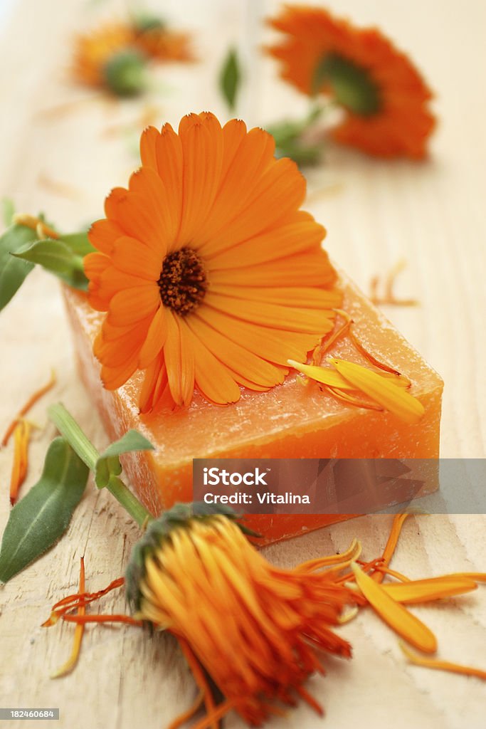 Savon Calendula. - Photo de Beauté libre de droits