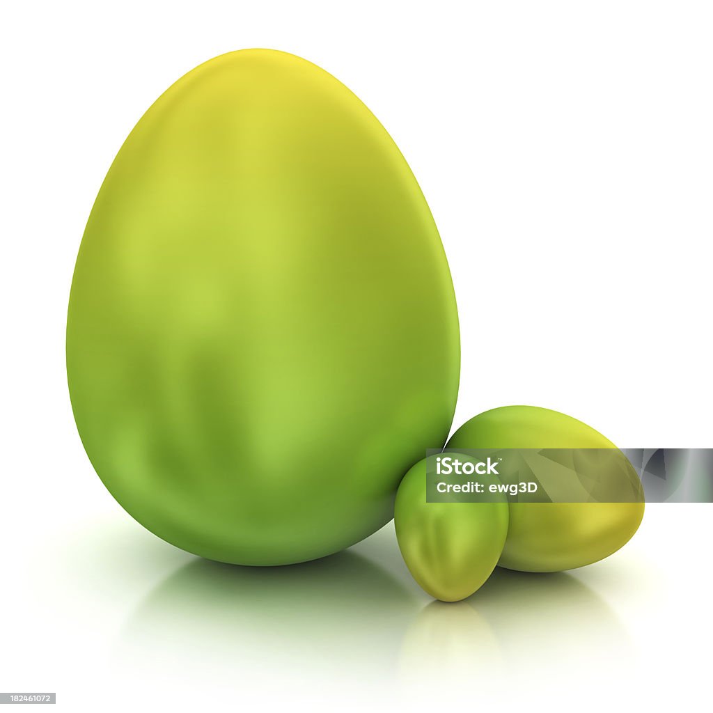 Uova di Pasqua - Foto stock royalty-free di Colore verde