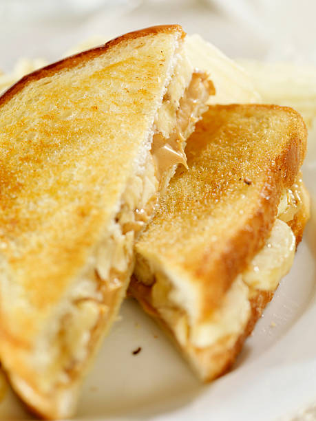 istock Peanut Butter and Banana Grilled Sandwich 182461428