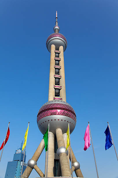 istock Shanghai Skyscrapers: Oriental Pearl Tower in Pudong 182461706