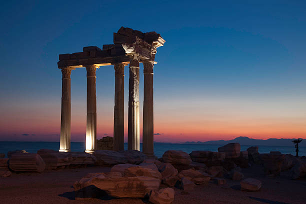 ancient temple stock photo