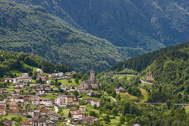 istock Mountain Village In Italian Alps 182462756