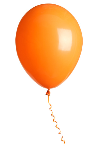 party balloon (w/clipping path)Please see some similar pictures or same color with different ribbon swing from my portfolio: