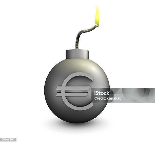 Bomba Problemi Finanziarieuro - Fotografie stock e altre immagini di Affari - Affari, Bomba, Composizione orizzontale