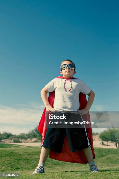 Captain Kid Stock Photo - Download Image Now - Arms Akimbo, Boys, Cape - Garment