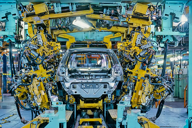 car industry "car industry, automobile" production line automobile industry car plant car stock pictures, royalty-free photos & images