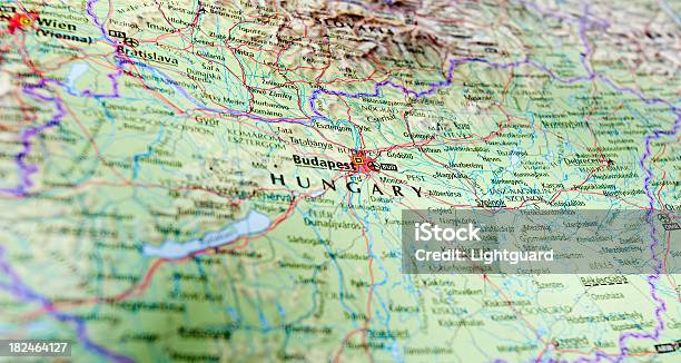 Map Of Budapest Area Stock Photo - Download Image Now - Hungary, Budapest, Andrássy Avenue - Budapest